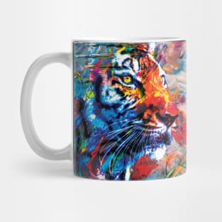 Tiger Colorful Portrait Mug